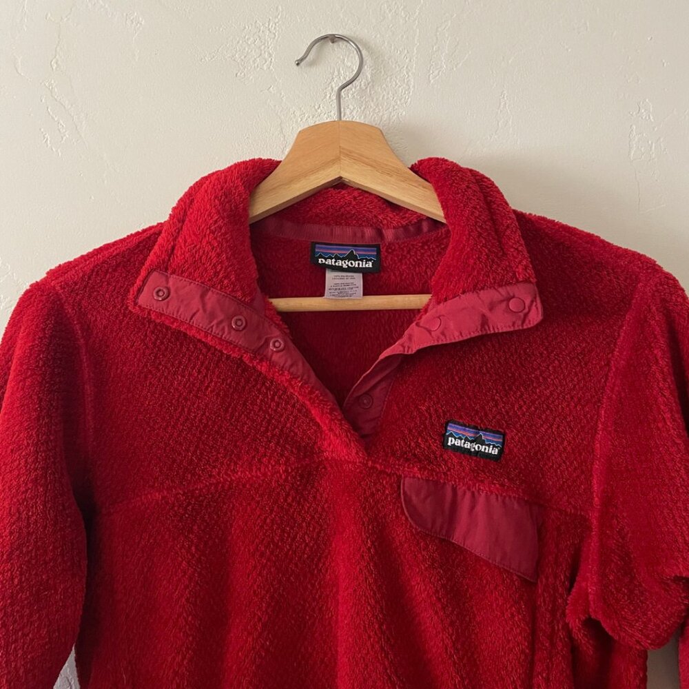 PATAGONIA Re-Tool Snap-T Fleece Pullover Scarlett Red | Size S - Picture 5 of 5